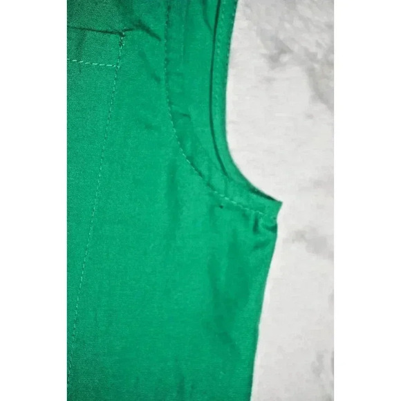 Anthropologie Maeve Green Button Down Tank Top MP - Picture 6 of 9